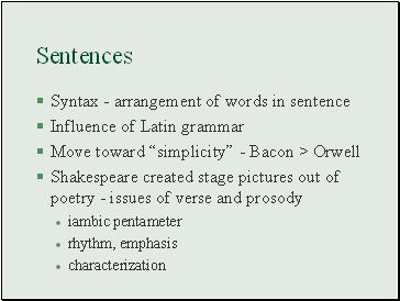 Sentences