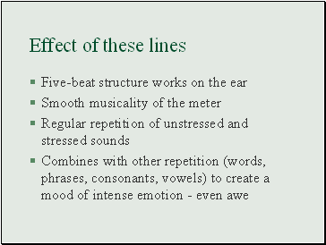 Effect of these lines