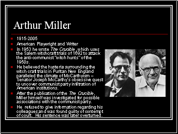 Arthur Miller