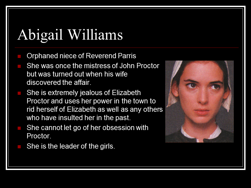 the crucible abigail and john