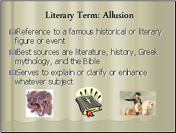 Literary Term: Allusion