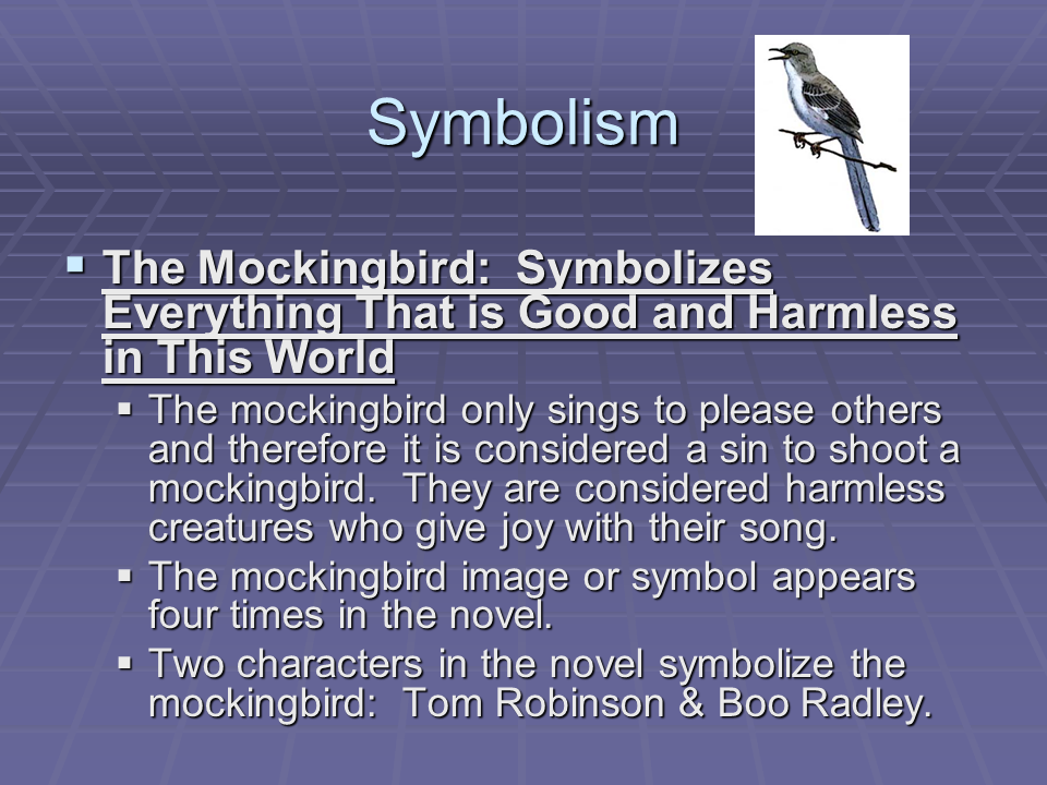 how does boo radley represent a mockingbird