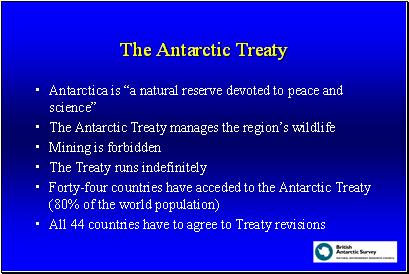 The Antarctic Treaty