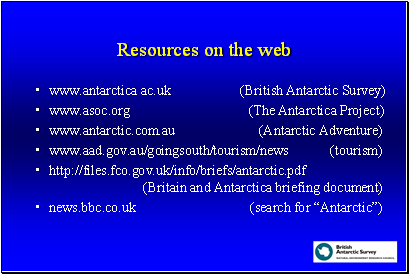 Resources on the web