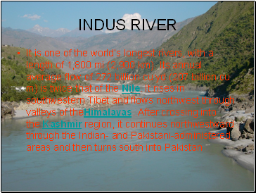 INDUS RIVER