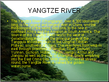 YANGTZE RIVER