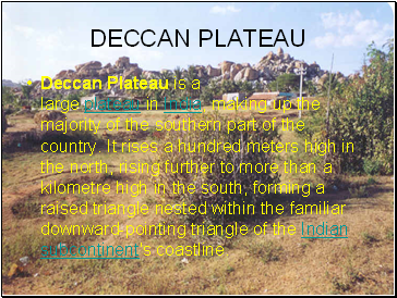 DECCAN PLATEAU