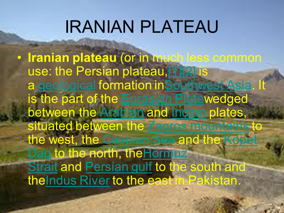 iranian plateau