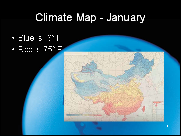 Climate Map - January