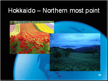 Hokkaido – Northern most point