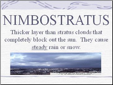 Nimbostratus