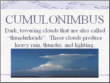 Cumulonimbus