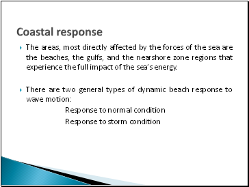 Coastal response