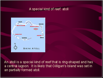A special kind of reef: atoll