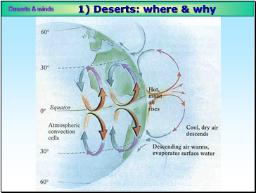 1) Deserts: where & why