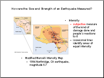 How are the Size and Strength of an Earthquake Measured?
