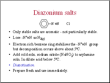 Diazonium salts