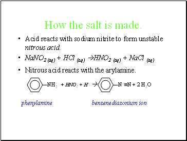 How the salt is made.