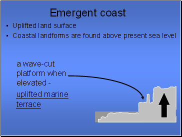 Emergent coast