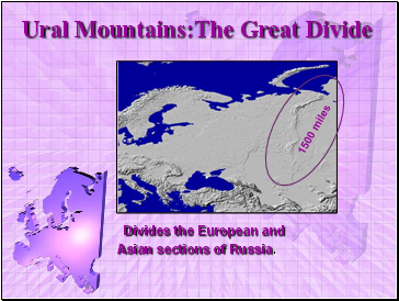 Ural Mountains:The Great Divide