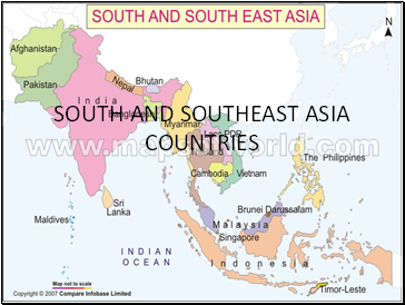 Flags of south & southeast asia