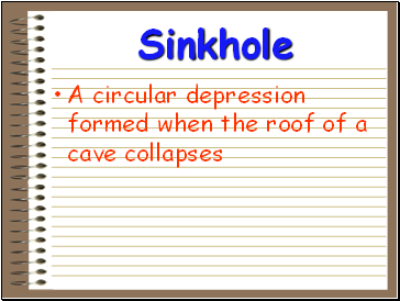 Sinkhole