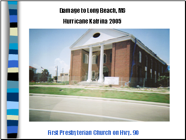 Damage to Long Beach, MS