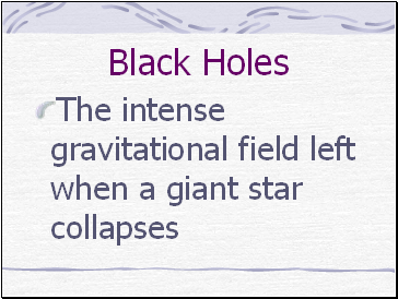 Black Holes