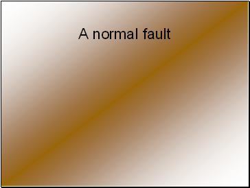 A normal fault
