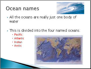 Ocean names