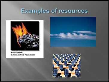 Examples of resources