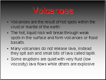 Volcanoes