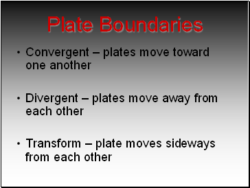 Plate Boundaries