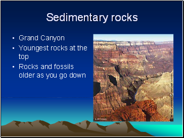 Sedimentary rocks