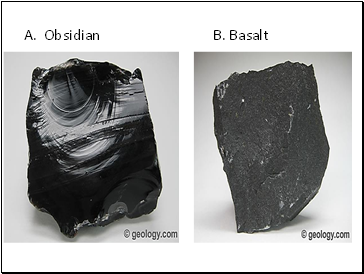 Obsidian B. Basalt