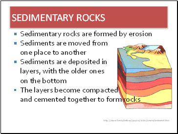 Sedimentary rocks