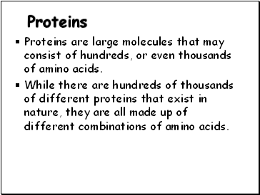 Proteins