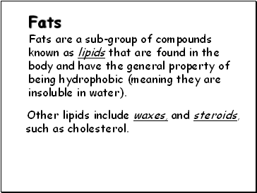 Fats