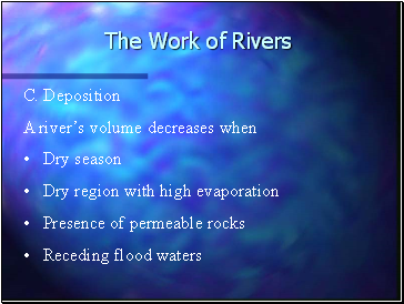 The Work of Rivers