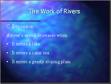 The Work of Rivers