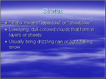 Stratus