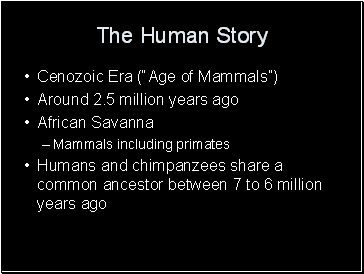 The Human Story