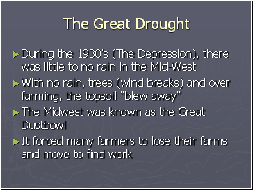 The Great Drought
