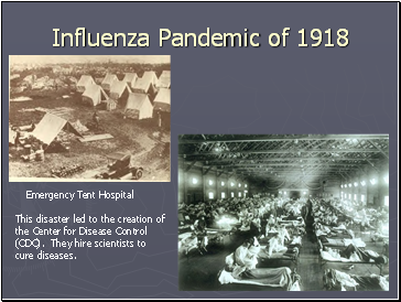 Influenza Pandemic of 1918