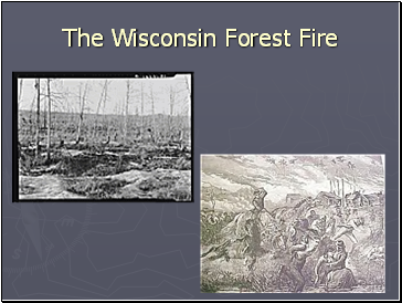 The Wisconsin Forest Fire