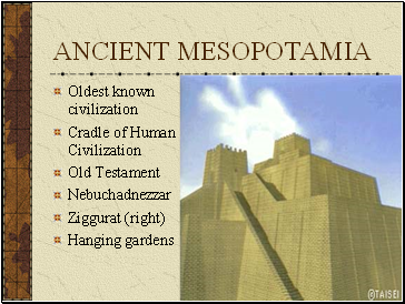 Ancient mesopotamia