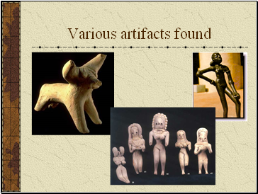 Various artifacts found