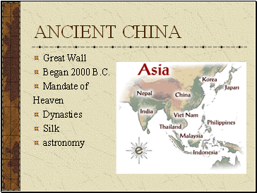 Ancient china