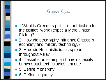 Greece Quiz