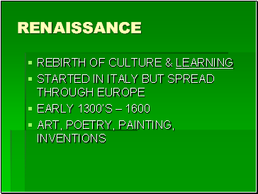 Renaissance